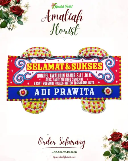 Papan Bunga Ucapan Selamat Gampengrejo